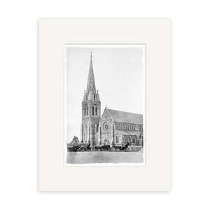Historical Photographic Prints: Christchurch Cathedral 1880