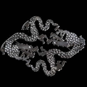RYU Benevolent Dragon Silver Brooch