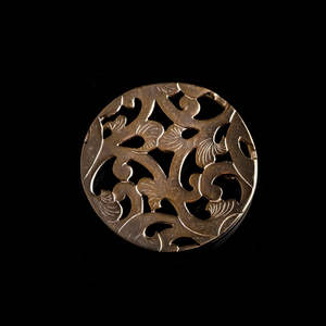 Brooches: Karakusa 9ct Gold Plate Brooch
