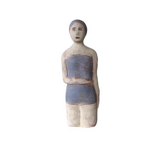 Outdoor Sculptures: Swimmer In Mauve