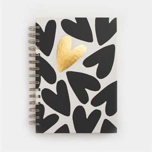 Notebooks Pads: Mono Hearts Notebook