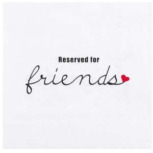 Paper Napkins | Reserved For Friends
