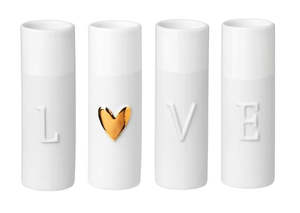 Vases: Love Mini Vases | Set Of 4