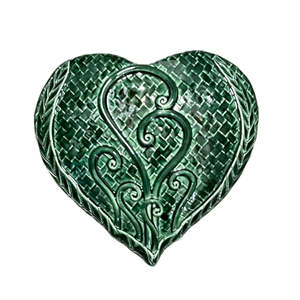 Robyn Kunin: Koru Heart | Large