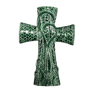 Robyn Kunin: Koru Cross | Medium