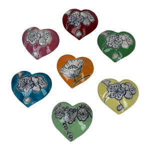 Robyn Kunin: Small Ceramic Hearts