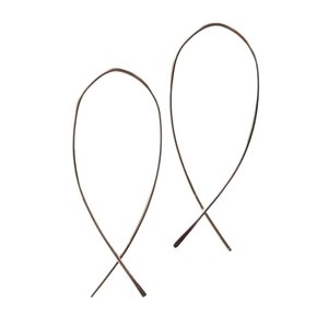 Ali Shannon: Silverfish Crossover Earrings