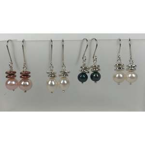 Ali Shannon: Pearl Drop Earrings