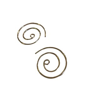 Ali Shannon: Heavy Gauge Spiral Earrings