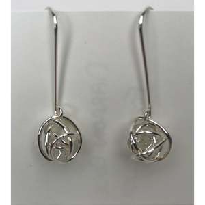 Ali Shannon: Scribble Ball Earrings
