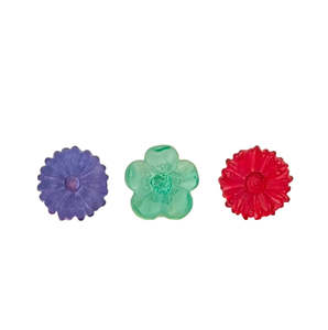 Luke Jacomb Studio: Garden Path Flower Set Of 3 | Bright Summer | Lagoon