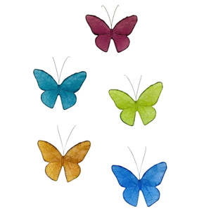 Luke Jacomb Studio: Glass Monarch Butterfly