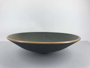 Peter Collis: Shallow Bowl Crystalline Glaze