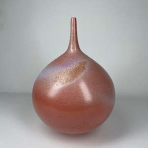 Peter Collis: Medium Gourd Soft Brown Clay
