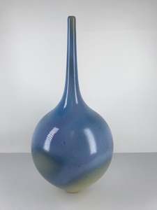Peter Collis: Long Neck Bottle Blue