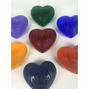 Solid Glass Hearts