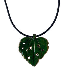 Tanya Bogdanova: Kawakawa Leaf Pendant