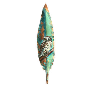 Copper Feather | Ruru On Branch