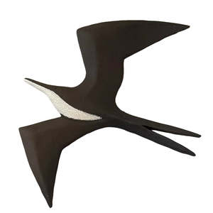 Terracotta Frigate Bird Wall Hanging
