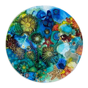 Sally Fagence: Azure | Rock Pool Painting