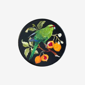 New: Ceramic Coaster | Kakariki
