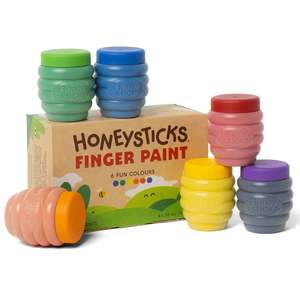 Childrens Gifts: Finger Paints | 6 Pk
