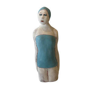 New: Swimmer With Strapless Swimsuit