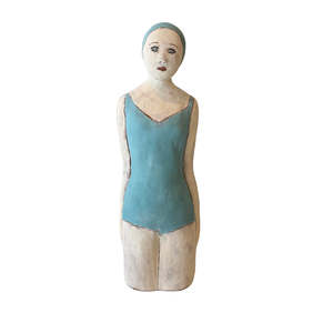 New: Swimmer With Arms At Sides