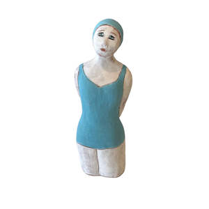 Swimmer With Crossed Arms Behind