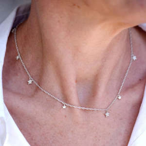 Dusted Multi Star Necklet