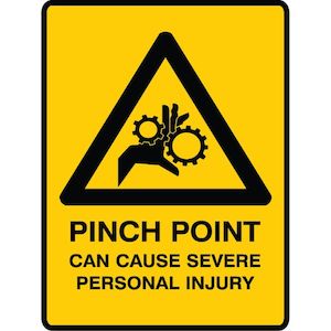 WARNING FORKLIFTS IN OPERATION - Portrait