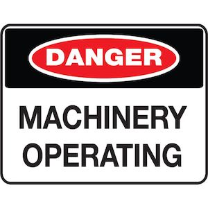 DANGER OVERHEAD ELECTRICAL POWER LINES - Portrait