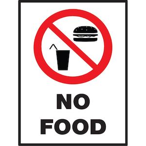 NO FOOD - Portrait
