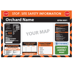 Products: HEALTH & SAFETY BOARD 1200mmx800mm - Landscape