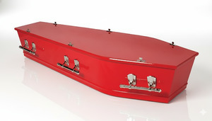 Wood Grained Caskets: Richmond Painted Casket