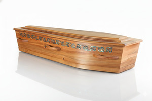 Solid Wood Caskets: Dorset Paua Solid Wood Casket