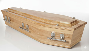 Solid Wood Caskets: Western Raised Lid Solid Wood