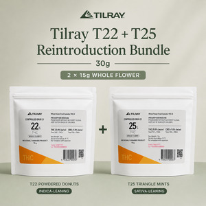 Tilray THC22 + THC25 Whole Flowers - Reintroduction Bundle 30g