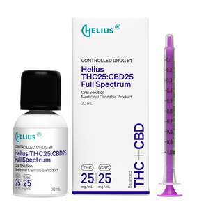 Balance Other Oils: Helius THC25:CBD25 Full Spectrum Balanced oil 30ml