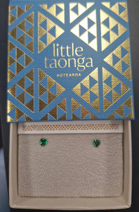 Gem Stone Stud - Toi Toi Maori Art & Gift