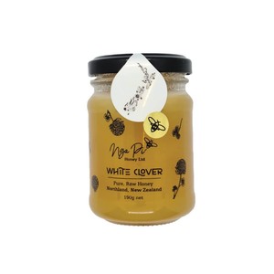 SOLD OUT White Clover Honey 190g Jar – NGA PI HONEY