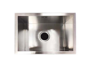 Laundry: High Quality Handmade Stainless Steel Sink with Overflow
