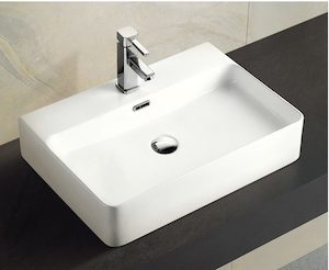 Basins: Basin – Ceramic Counter Top Basin 600 x 420mm