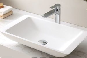 Basins: Basin – 450mm Hand made Poly-marble Basin in Matt Finish