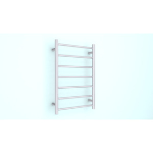 Heated Towel Rail  – *Straight Round Shape* 7 Bars in Polished Finish