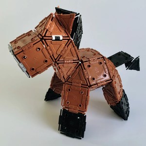 Products: Build a Horse: Brown - N'Gons