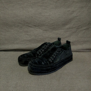 Ann Demeulemeester velvet sneakers ngspace