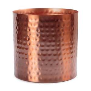 Indoor Planters Stands Garden Structures Figurines: Assam Indoor Metal Planter - Rose Gold Finish