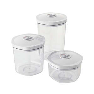 Vacuum Storage Canisters - Set of 3