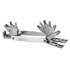 Swiss+Tech RX-20 Deluxe Cycling Tool Kit - Silver